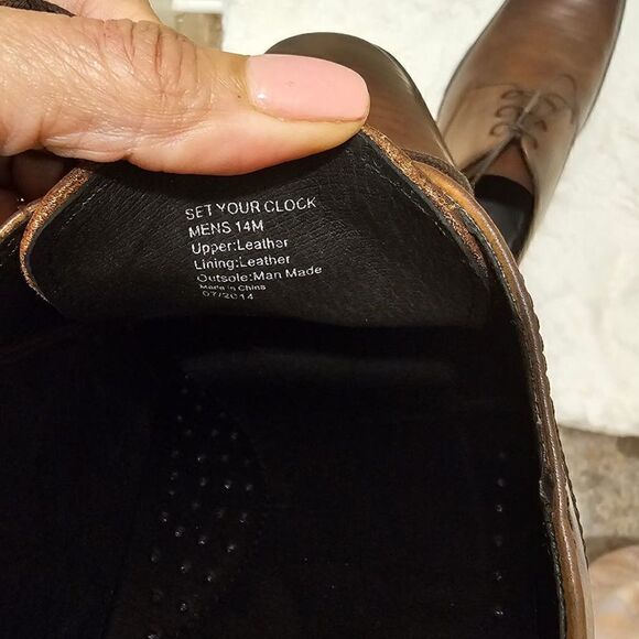 NWOB Kenneth Cole Silver Technology Set Your Clock Dress Shoes Size 14 - Picture 10 of 11